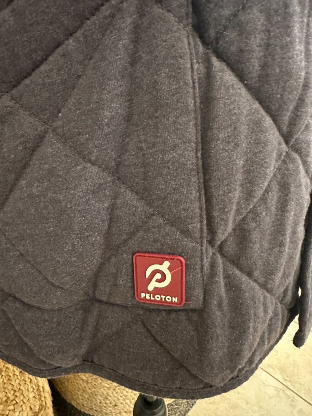 Peloton Gray Quilted Snap Button Jacket - Picture 7 of 10